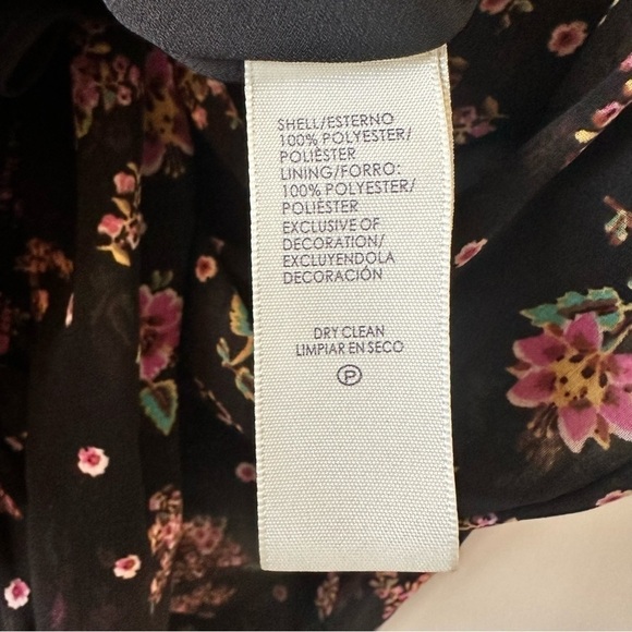 REBECCA Minkoff-Dainty Floral High Neck High Low Sleeveless Dress (Size:XS) - Picture 13 of 14